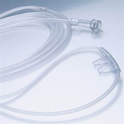 h2booster waterstoftherapie Ein durchsichtiger Schlauch mit daran befestigter Nasenbrille 1,5 Meter.
